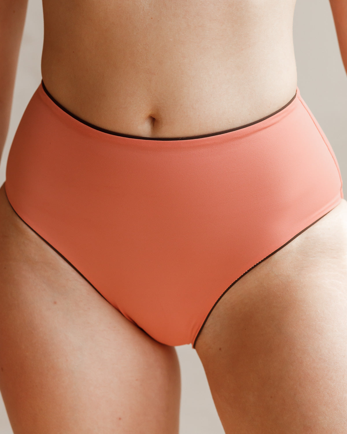 Bikinibroekje - Jasmine Bruin/Roze