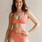 SAMPLE Bikini Bottom - Jasmine Brown/Pink