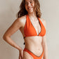 Bikinitop - Lovelli Zwart/Oranje