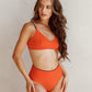 SAMPLE Bikini Bottom - Jasmine Black/Orange