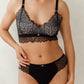 black lace bralette