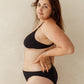 Essential Black triangle bralette
